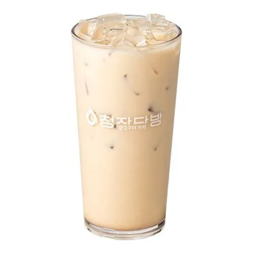 청자다방 창업 메뉴 군밤라떼 - 원본 메뉴 이미지
